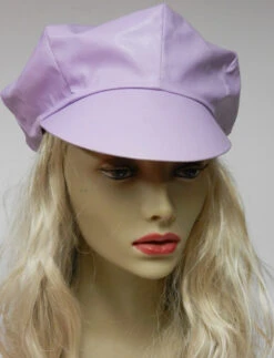 Casquette Skaï Mauve