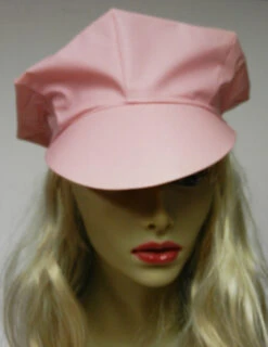 Casquette Skaï Rose