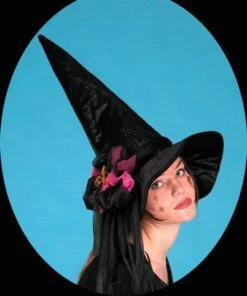 Chapeau De Sorcière En Velours