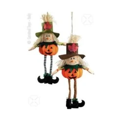 Décoration Petite Citrouille épouvantail