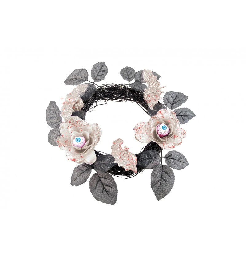 Couronne Noire Fleurs Ensanglantée 1 Couronne Noire Fleurs Ensanglantée