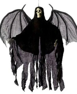 Suspension Ange Noir 100 Cm