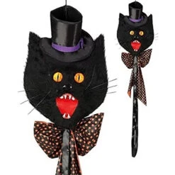 Décor Chat Halloween Géant -Netbootic decor chat noir geant 3