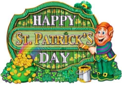 DECOR EN CARTON ST PATRICK