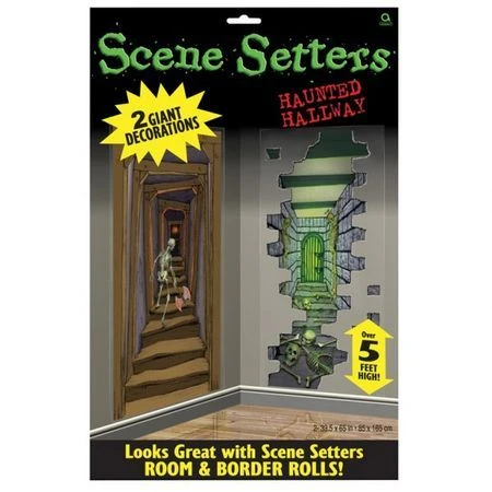 Décorations Murales Halloween Corridors 1 Décorations Murales Halloween Corridors