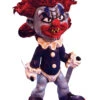 Décoration Poupée Bébé Clown Zombie