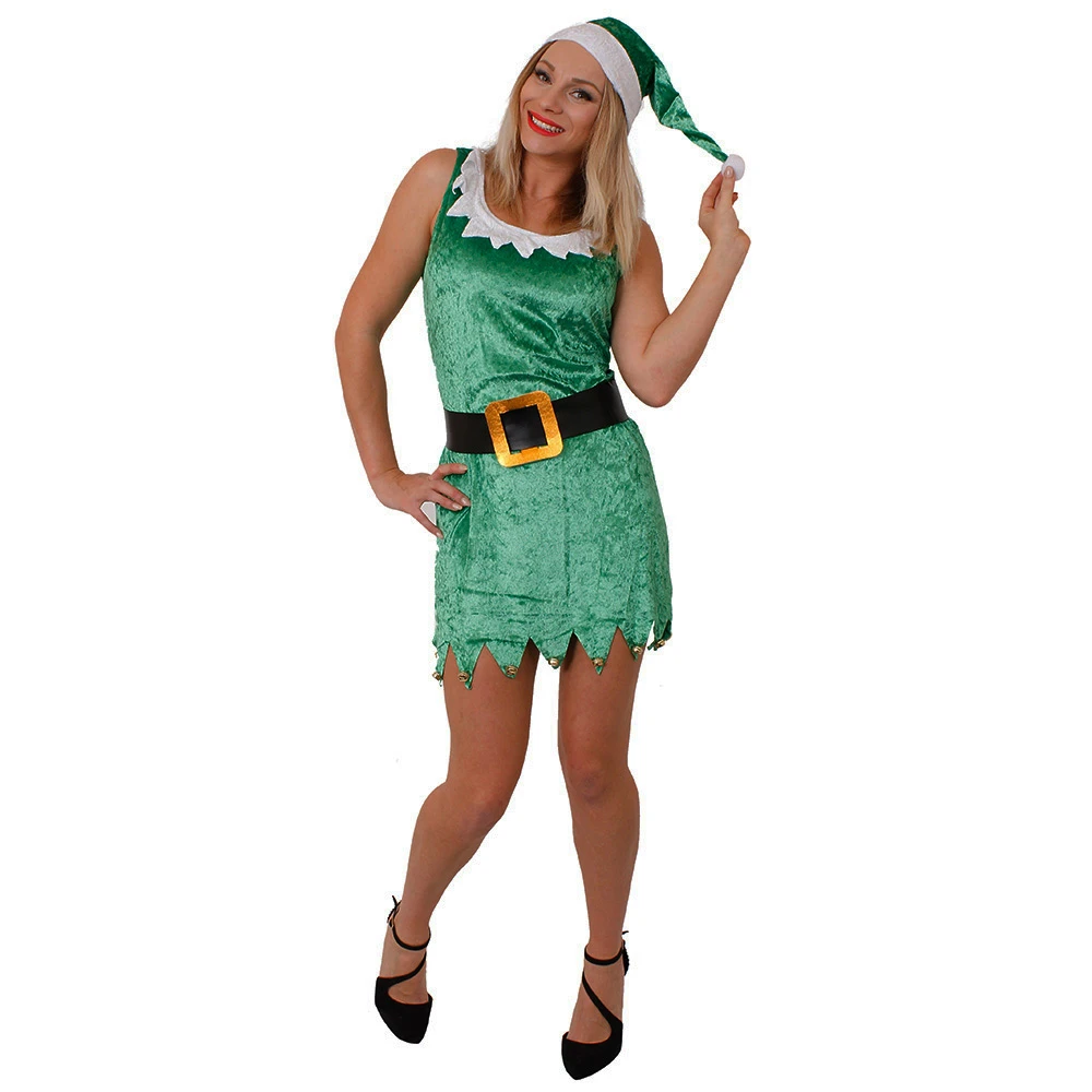Déguisement Elfe Ou Lutin Femme Vert 2 Déguisement Elfe Ou Lutin Femme Vert – Image 2