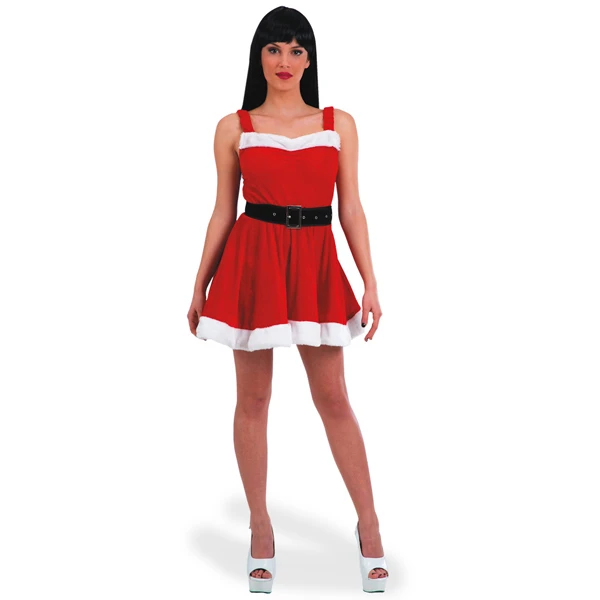 Déguisement Mère Noël Avec Capuche 2 Déguisement Mère Noël Avec Capuche – Image 2