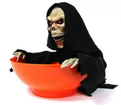 Panier Halloween Pour Bonbons Animé Orange