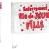 Drapeau De Voiture Enterrement Vie De Jeune Fille