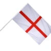Drapeau Sur Tige Angleterre St Georges 30 Cm X 45 Cm