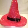 Chapeau De Sorcière En Vinyle Fuchsia
