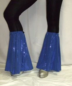 Pattes D'Eph' Lycra Pailleté Bleues