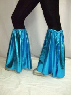 Pattes D'Eph' Lycra Métallisé Turquoises