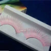Faux Cils Géants Roses Et Argent