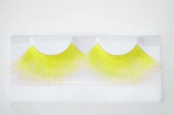 Faux Cils Jumbo Jaune Avec Colle
