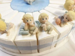 Gâteau à Dragées Ou Bonbons Bébés Bleus -Netbootic gateau dragee bebe bleu 41