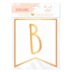 Guirlande Baby Shower Blanche Et Or -Netbootic guirlande baby shower blanche et or 3