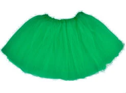 Jupe Tutu En Tulle Vert Brésil Mi Longue 40cm