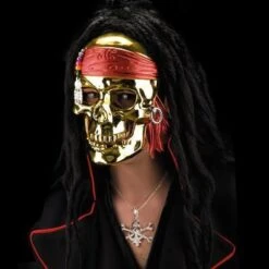 Masque De Pirate Doré