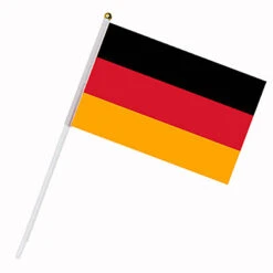 Drapeau De L'Allemagne Sur Tige