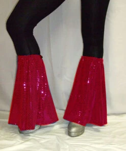 Pattes D'eph Lycra Paillettes Rouges