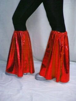 Pattes D'Eph Métallisées Rouges