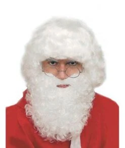 Set Perruque Et Barbe De Père Noël