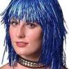 Perruque Lamée Bleue