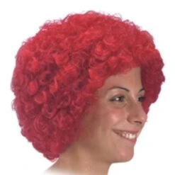 Perruque Pop Éco Rouge