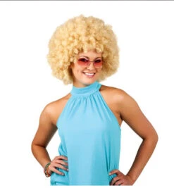 Perruque Afro Blonde