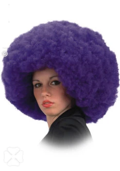 Perruque Afro Violette