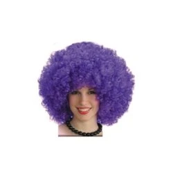 Perruque Disco Bouclée Violette