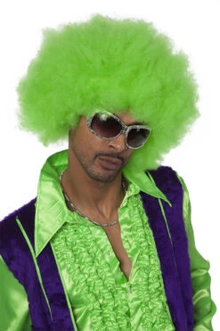 Perruque Afro XL Vert Fluo