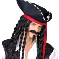 Perruque De Pirate Avec Chapeau