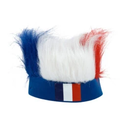 Perruque Bandeau Tricolore