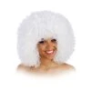 Perruque Bouclée Disco Blanche