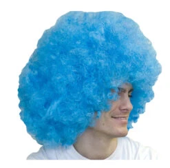 Perruque Pop Afro XL Turquoise
