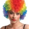 Perruque De Clown Multicolore Arc En Ciel
