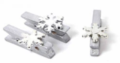 Mini Pinces à Linges Flocons De Neiges