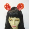 Pinces Avec Oreilles De Minnie Rouge à Pois