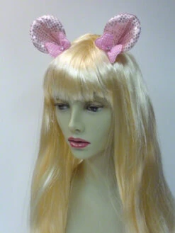 Pinces Oreilles De Minnie Roses Pailletées