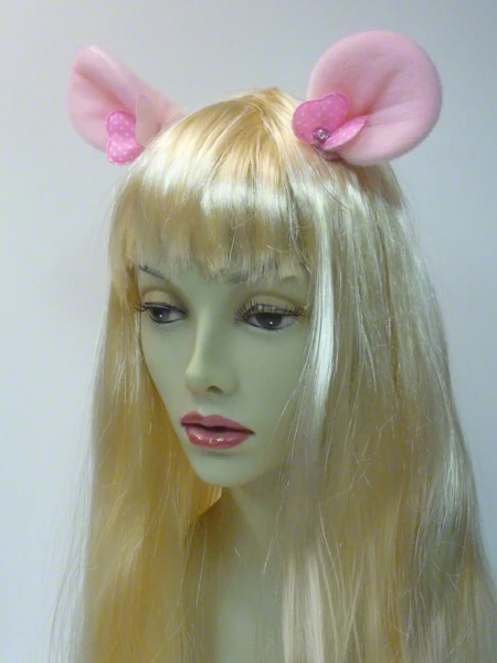 Pinces Avec Oreilles De Minnie Roses 1 Pinces Avec Oreilles De Minnie Roses