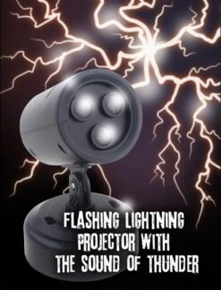 Projecteur Halloween D'éclairs Avec Son