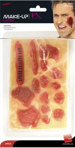 Pack De Fausses Blessures Sanglantes En Latex
