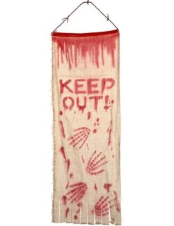 Rideau Ensanglanté Halloween