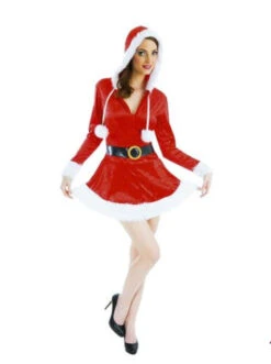 Déguisement Mère Noël Avec Capuche