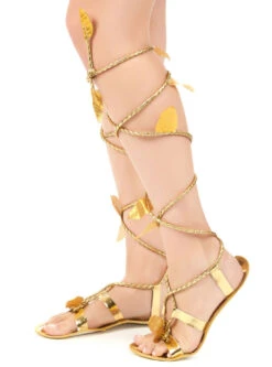 Sandales Romaines Or