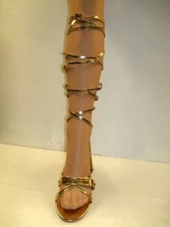 Sandales Romaines Dorées