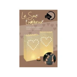 8 Sac Lumineux Coeurs